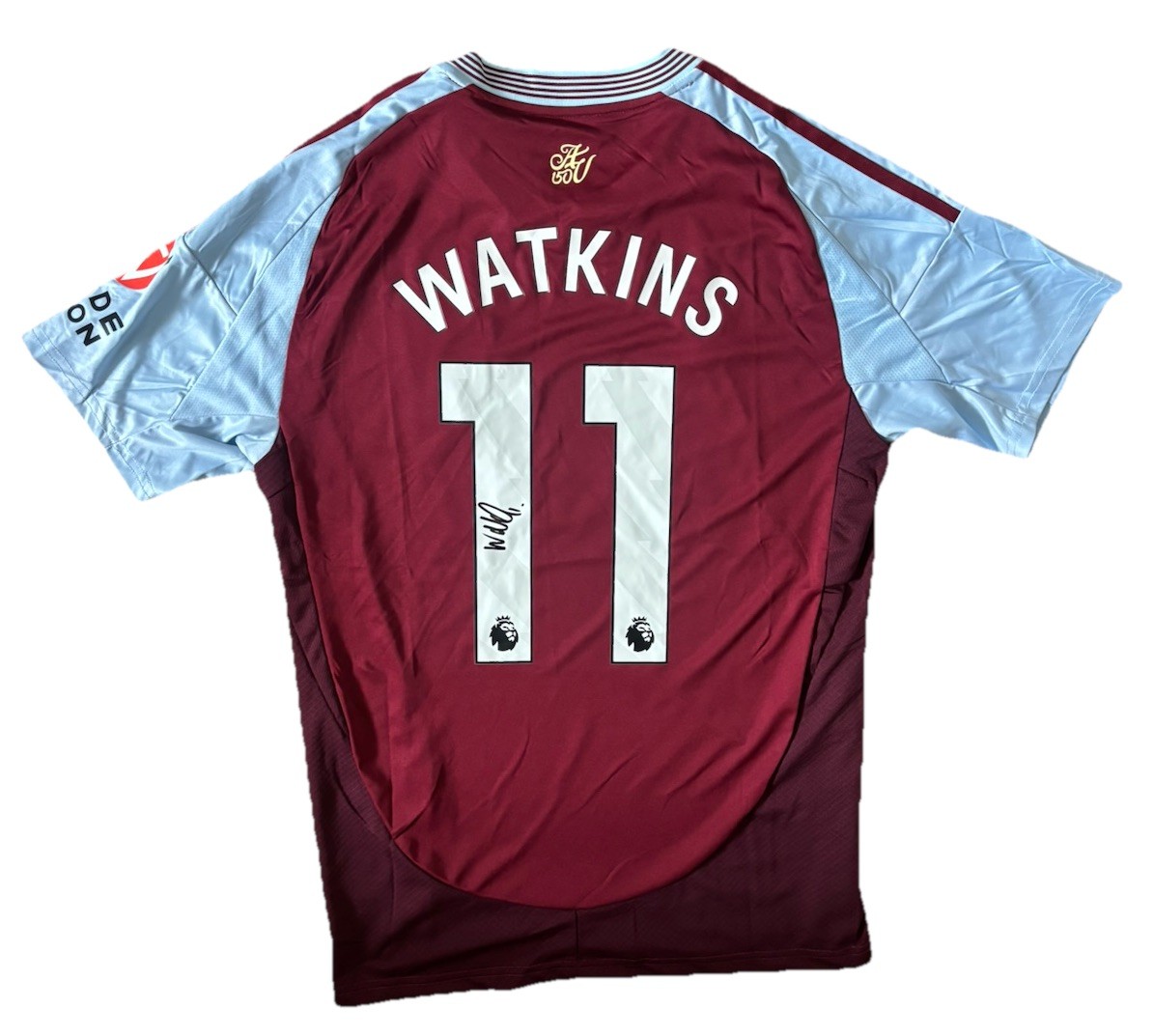 OLLIE WATKINS Signed Aston Villa 24/25 Shirt With COA/Proof Football  for sale on Ebay