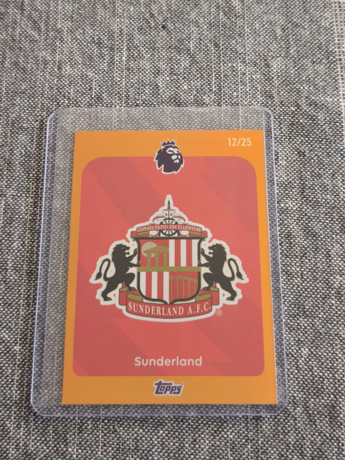 Topps Premier League 25/26 Sunderland Badge #12/25 for sale on Ebay