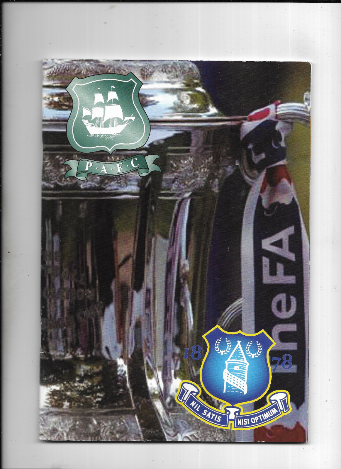 PLYMOUTH ARGYLE V EVERTON 8/01/2005 FA CUP 3RD ROUND + TICKET (19) for sale on Ebay
