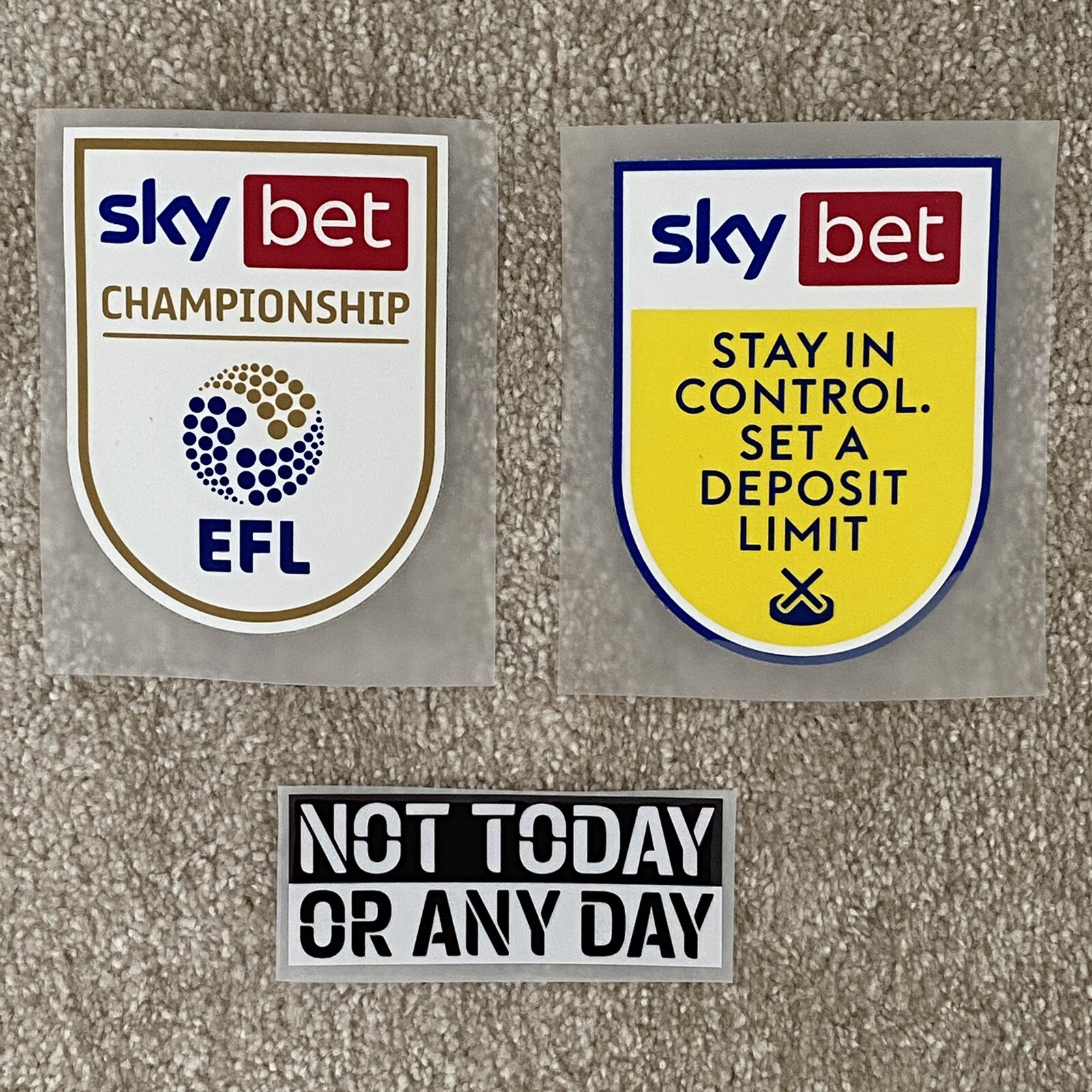 Coventry City  EFL Sky Bet Championship 2021/22 Player Size Shirt Sleeve Patches for sale on Ebay