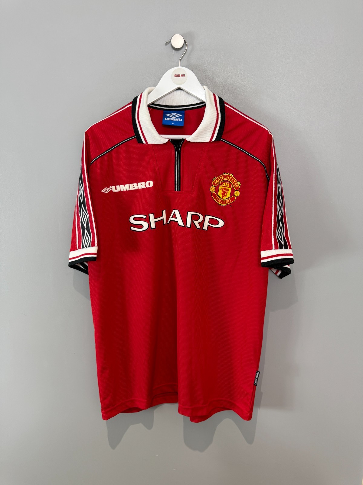 MAN UNITED 1998/00 HOME SHIRT (size XL) UMBRO ORIGINAL VINTAGE FOOTBALL SHIRT for sale on Ebay