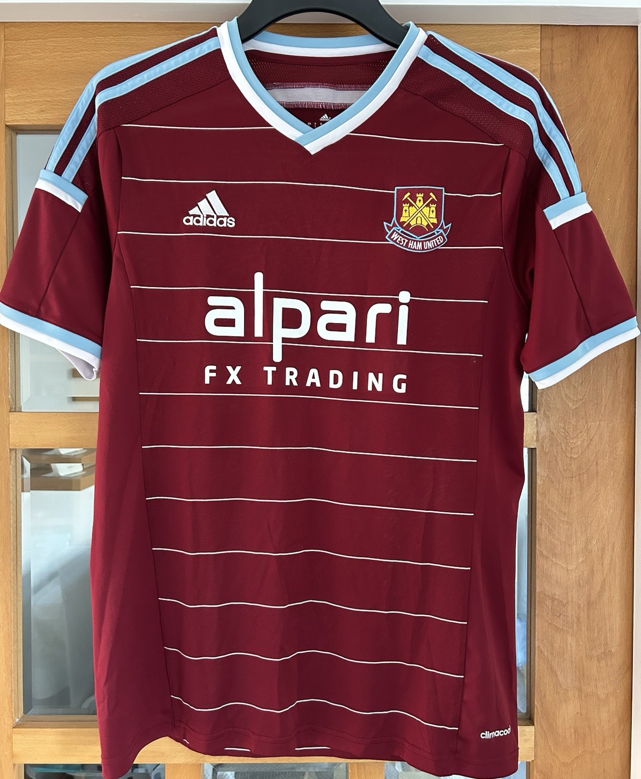 West Ham Adidas Home Shirt 2014/15, Size Large In Great Condition for sale on Ebay