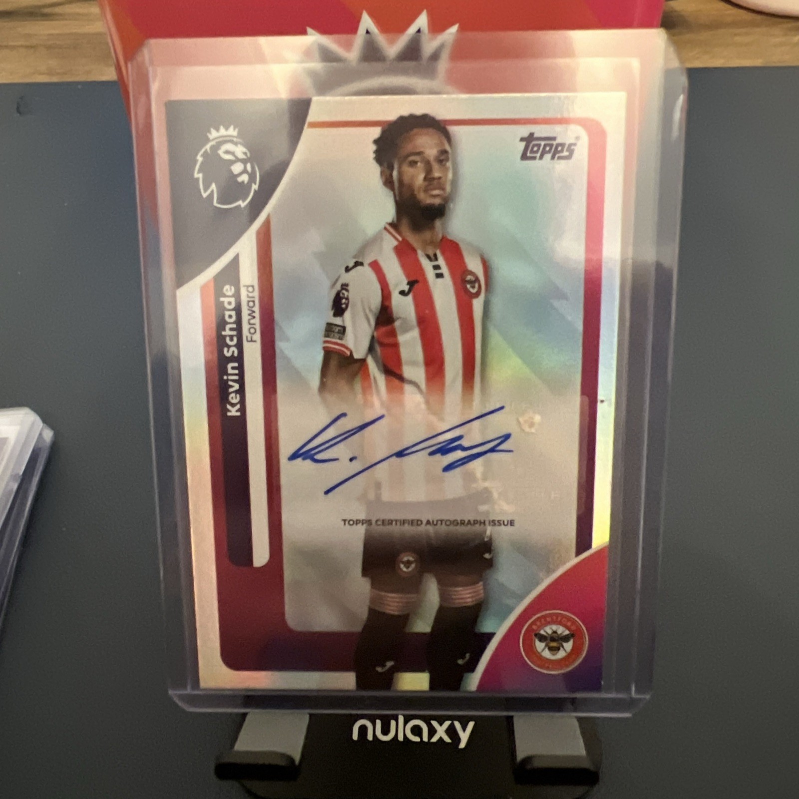 Topps Premier League 2025/2026 Kevin Schade Base Auto Brentford for sale on Ebay