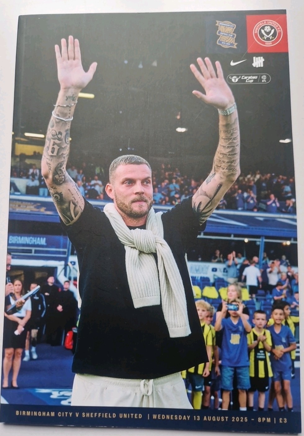 2025-26  BIRMINGHAM CITY v  SHEFFIELD UNITED  FOOTBALL PROGRAMME CARABAO CUP for sale on Ebay