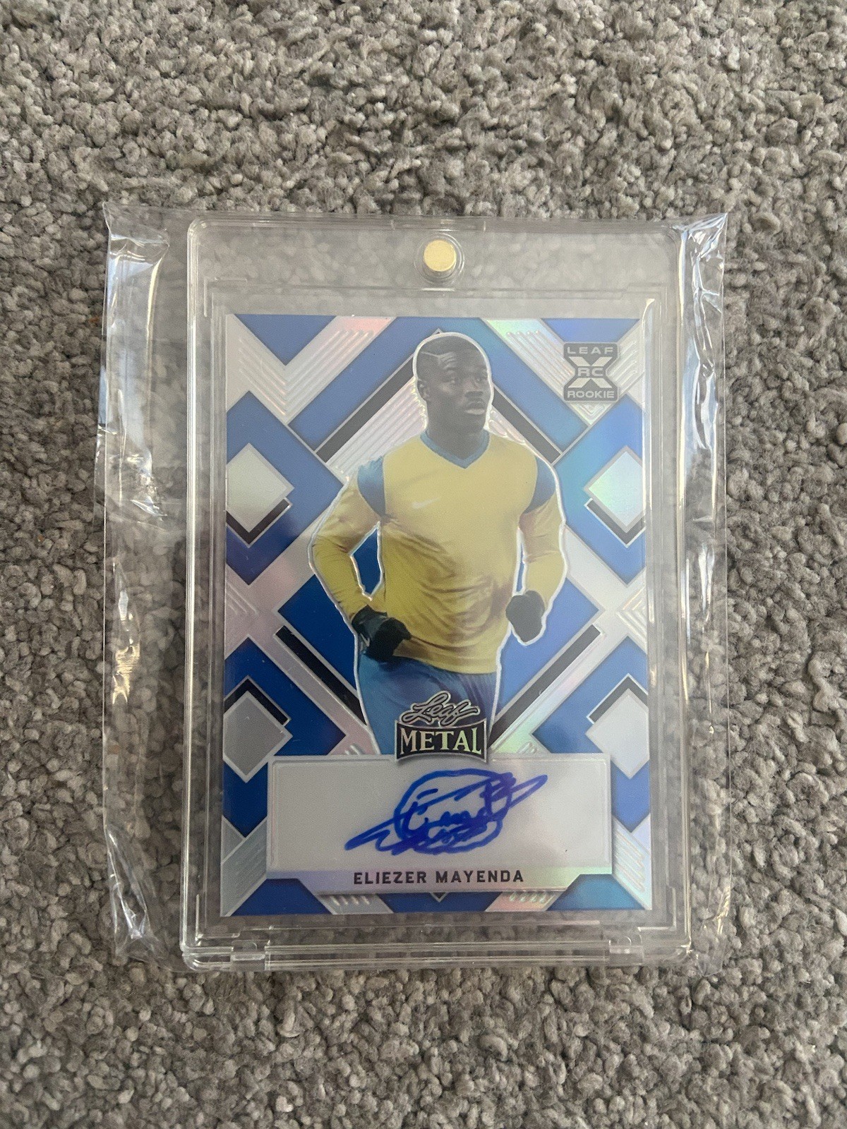 Eliezer Mayenda Leaf Metal 2022 Rookie /25 Sunderland Topps Blue Refractor for sale on Ebay