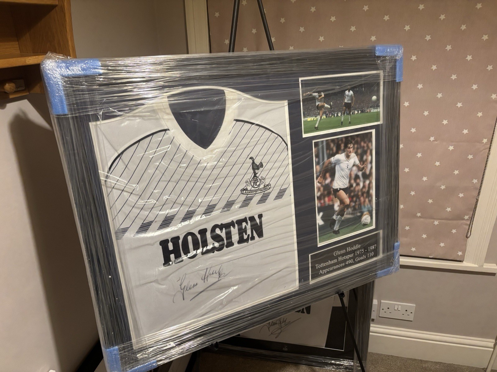FRAMED Glenn Hoddle of Tottenham Signed Shirt Autographed Framed Jersey for sale on Ebay