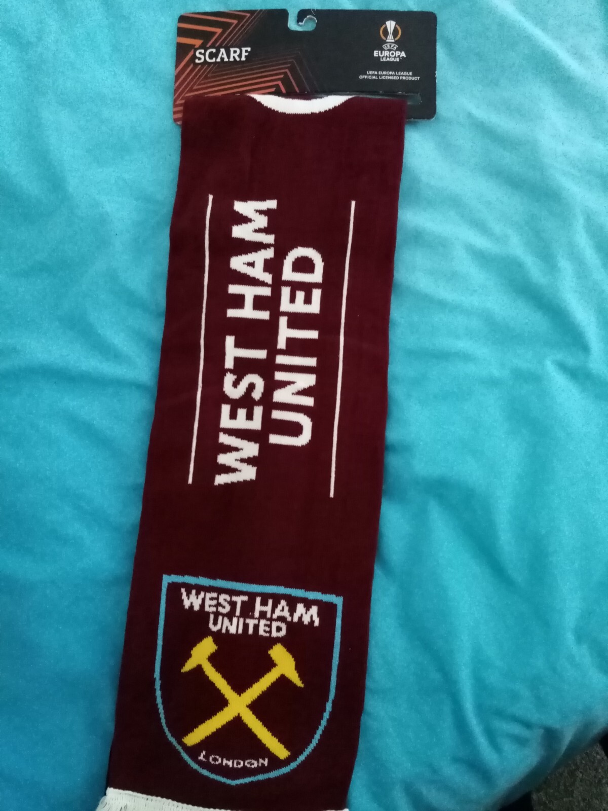 west ham united v eintract frankfurt scarf europa league New for sale on Ebay