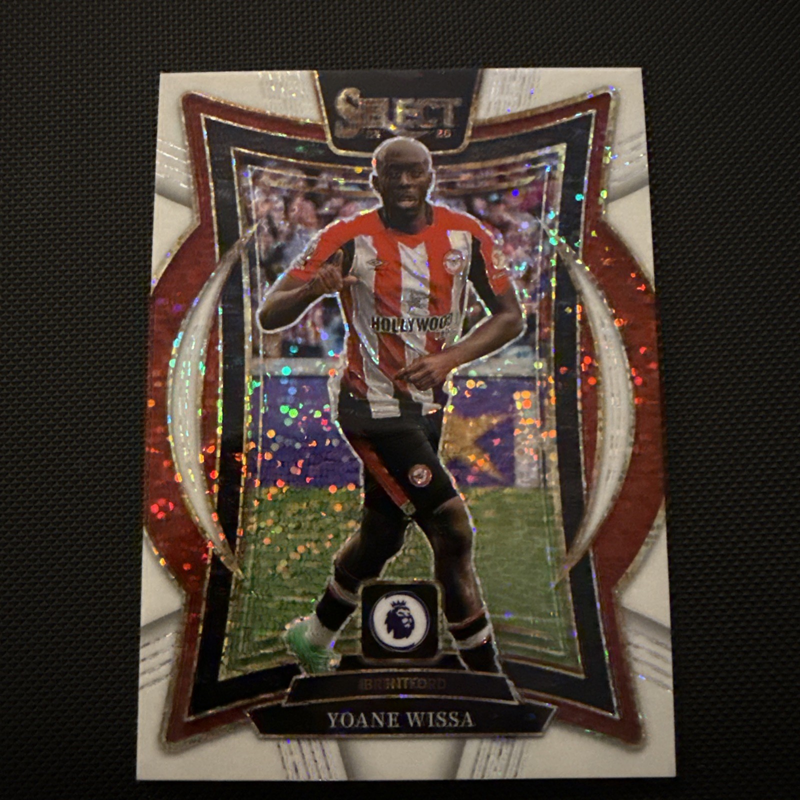 2024-25 Panini Select EPL Yoane Wissa #1 White Sparkle Prizm Brentford for sale on Ebay