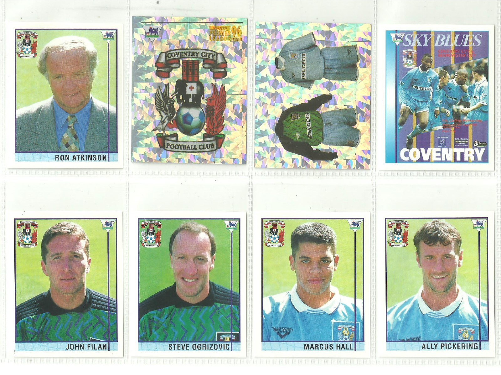 24 x COVENTRY CITY - Merlin Premier League '96 Stickers [Unused] for sale on Ebay