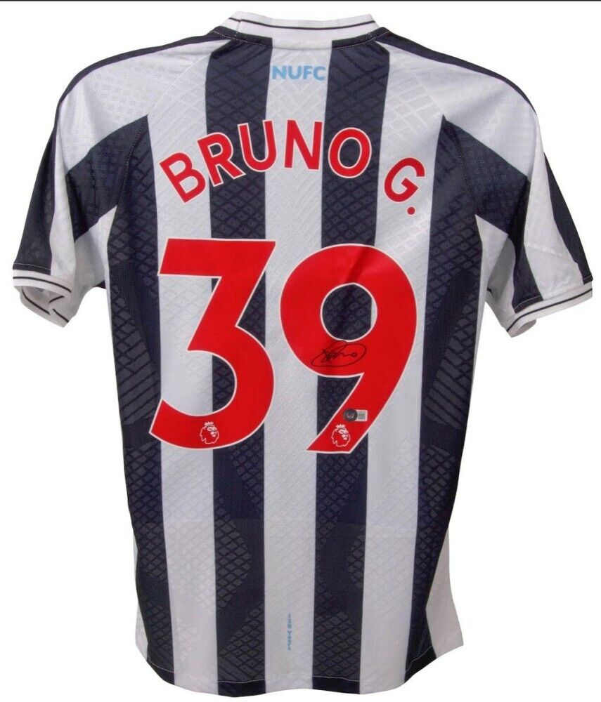 Bruno Guimaraes Signed Newcastle United F C Jersey (Beckett) Soccer Mid-Fielder for sale on Ebay