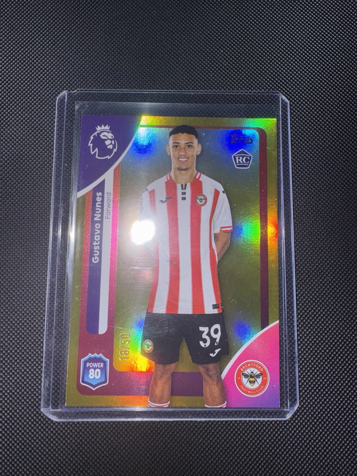 Topps Premier League 2025/2026 Gustavo Nunes Brentford for sale on Ebay