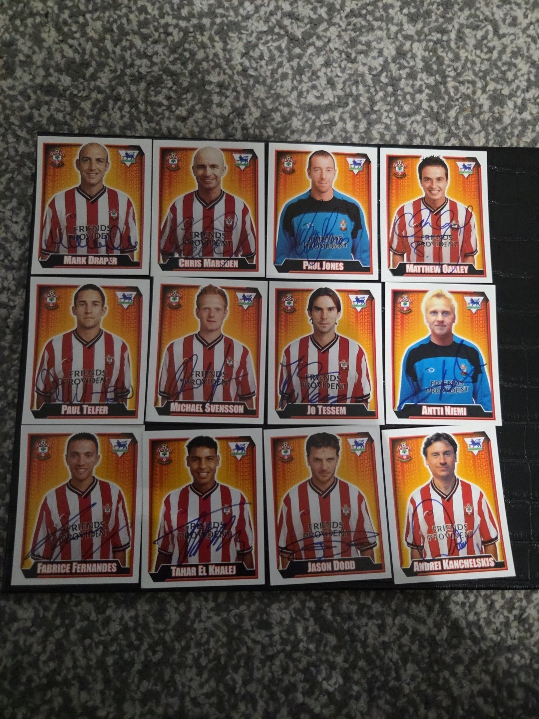 Merlin Stickers Premier League 2003 10th Edition Southampton X12 for sale on Ebay