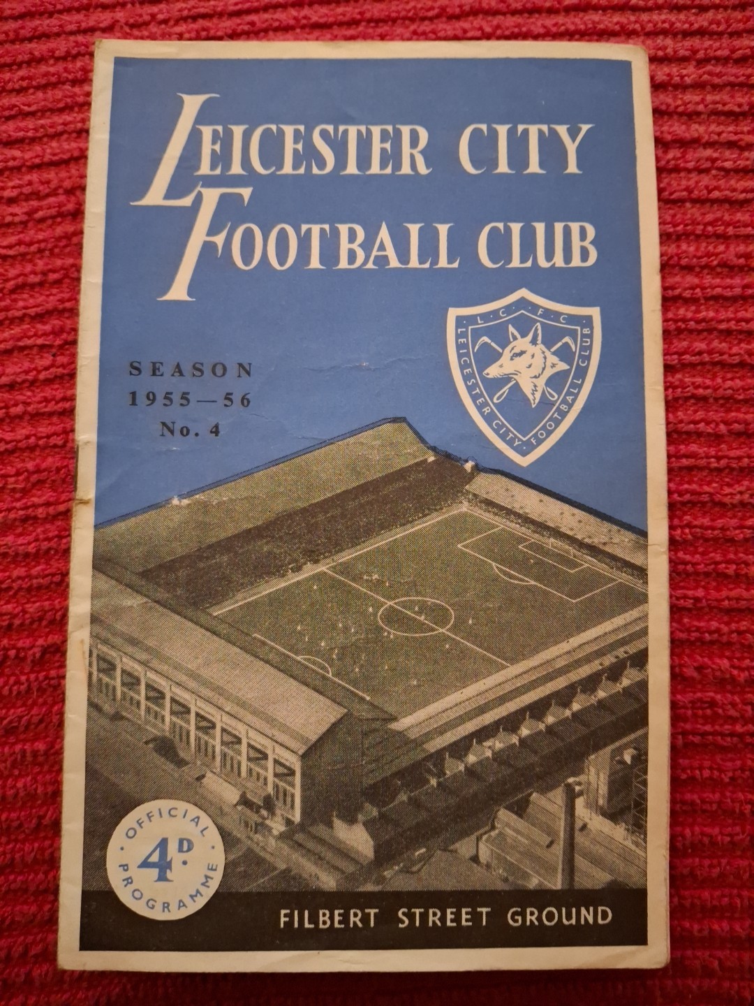 Leicester City v Liverpool programme.  17/9/1955 for sale on Ebay