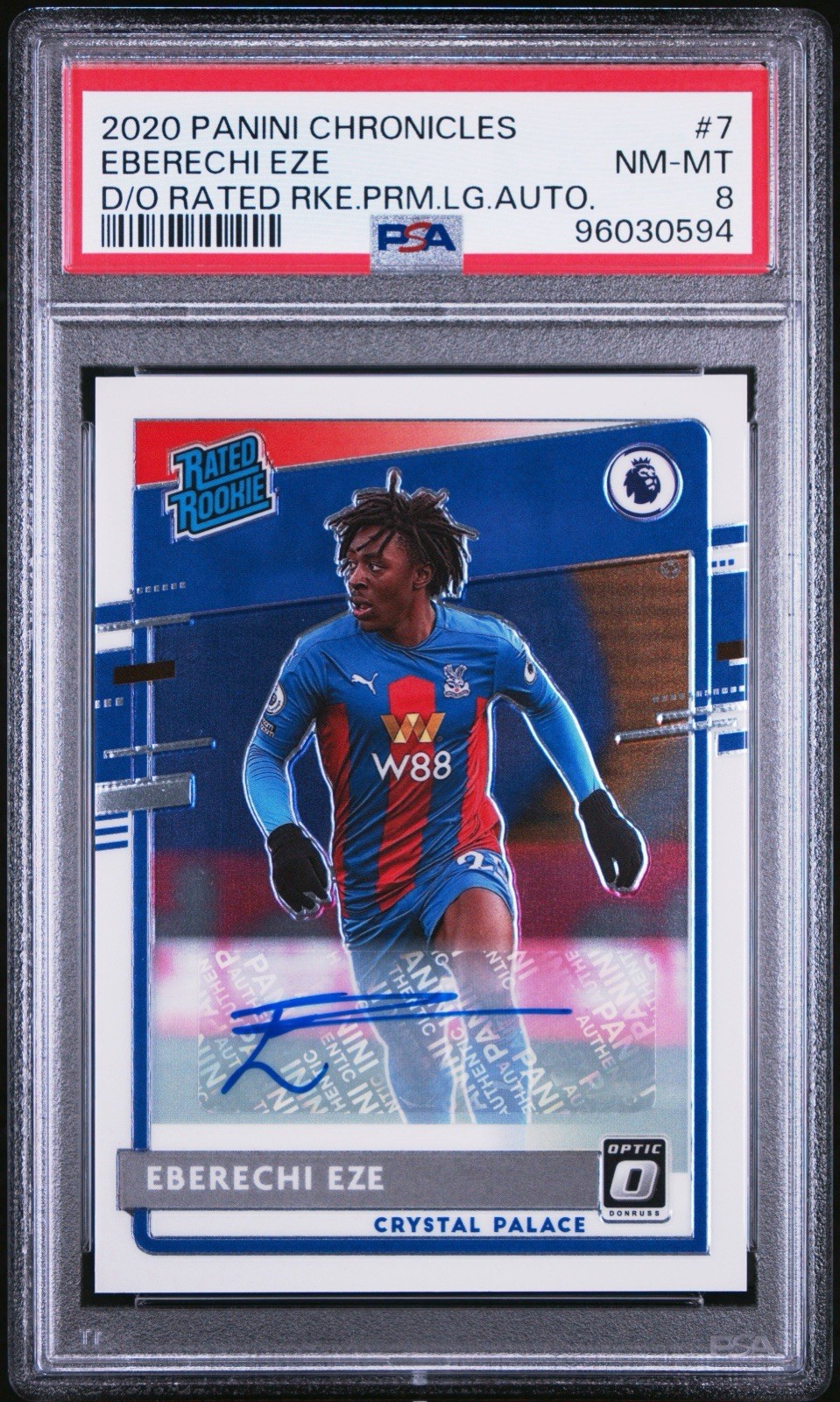 2020 Panini Chronicles Eberechi Eze Palace Optic Rated Rookie Auto /500 PSA 8 for sale on Ebay