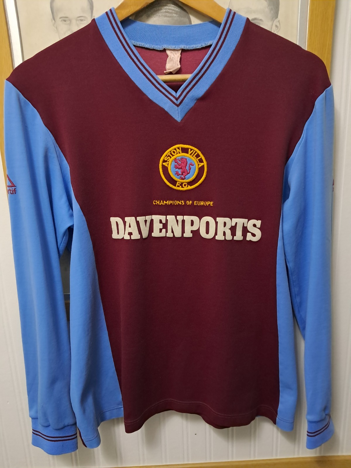 1982/3 Aston Villa match worn shirt for sale on Ebay