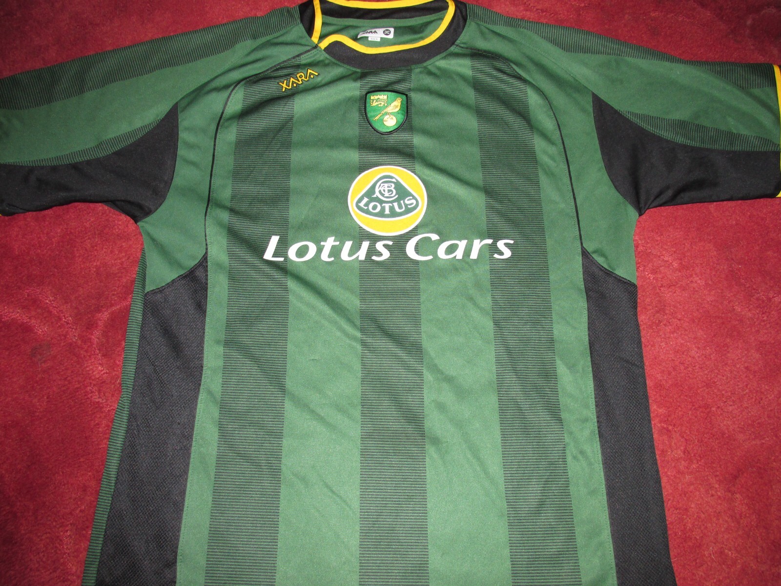 Vintage Norwich City Away Football Shirt  2004/06 by Xara in Green, Size XL  for sale on Ebay