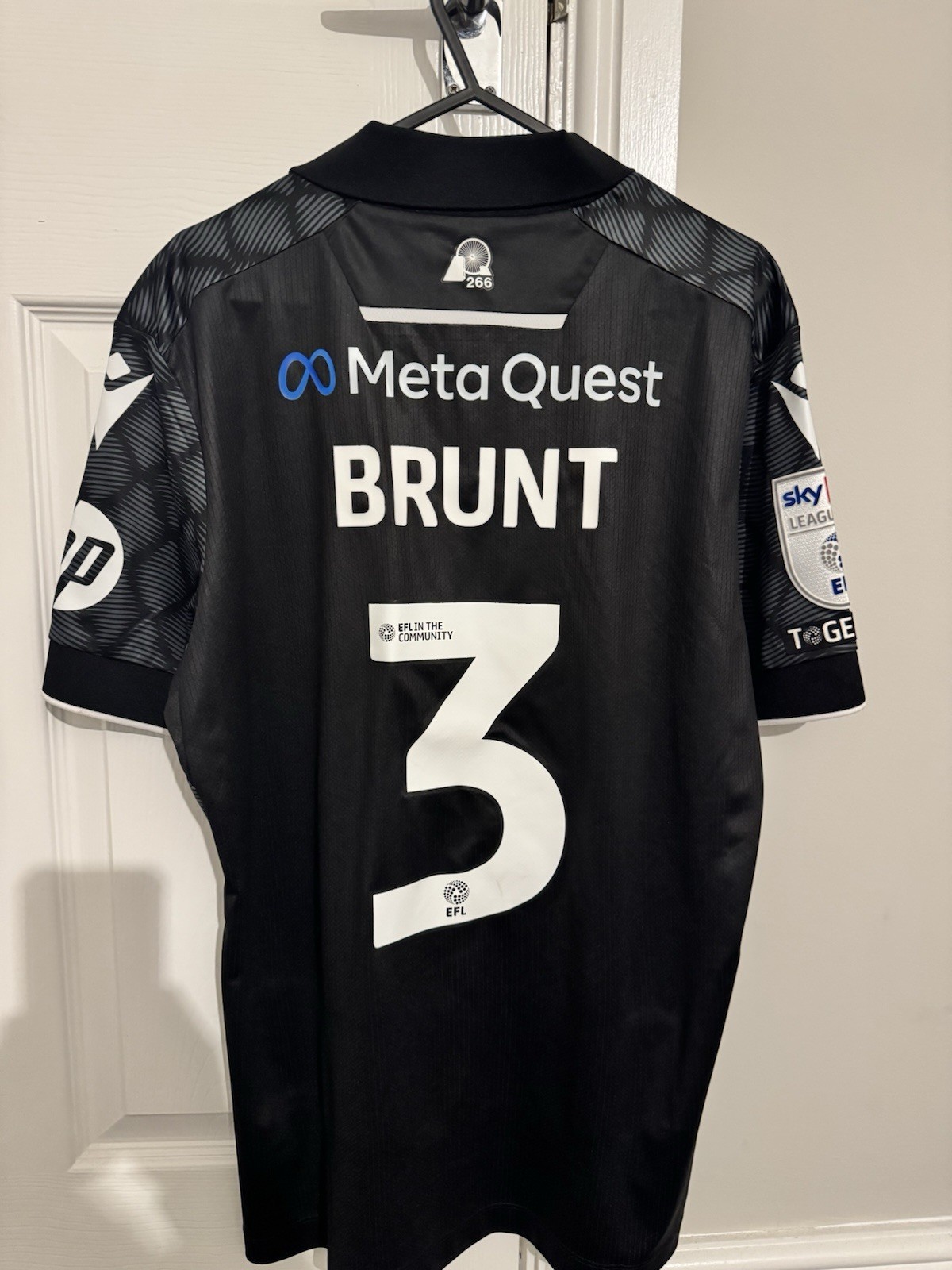 Wrexham AFC Match Worn/ Issued Away Shirt 2024/2025 Lewis Brunt for sale on Ebay