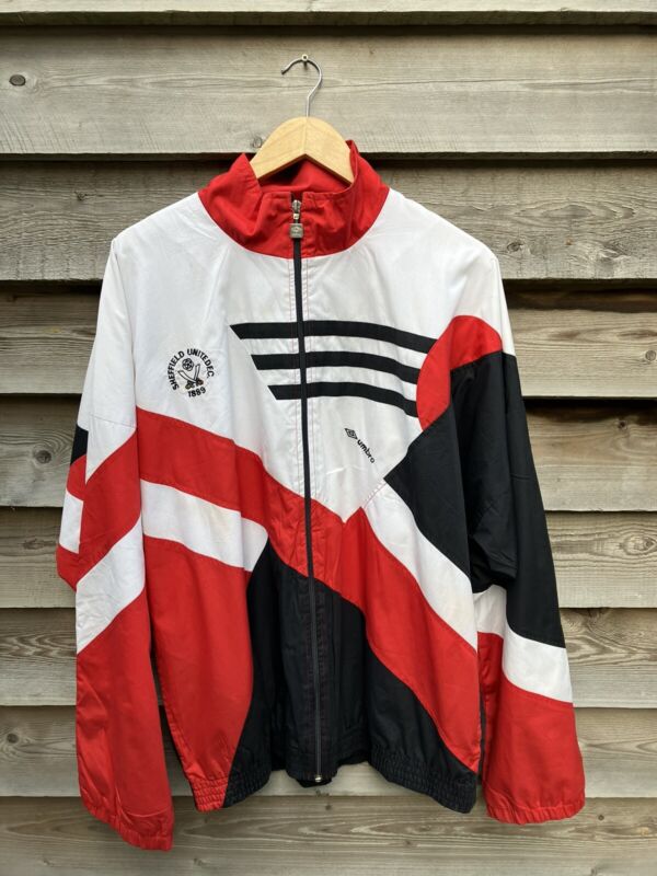 Ã¢Å¡â€Ã¯Â¸Â1991 Vintage Sheffield United UMBRO adult Tracksuit Top.  Dave Bassett Blades for sale on Ebay