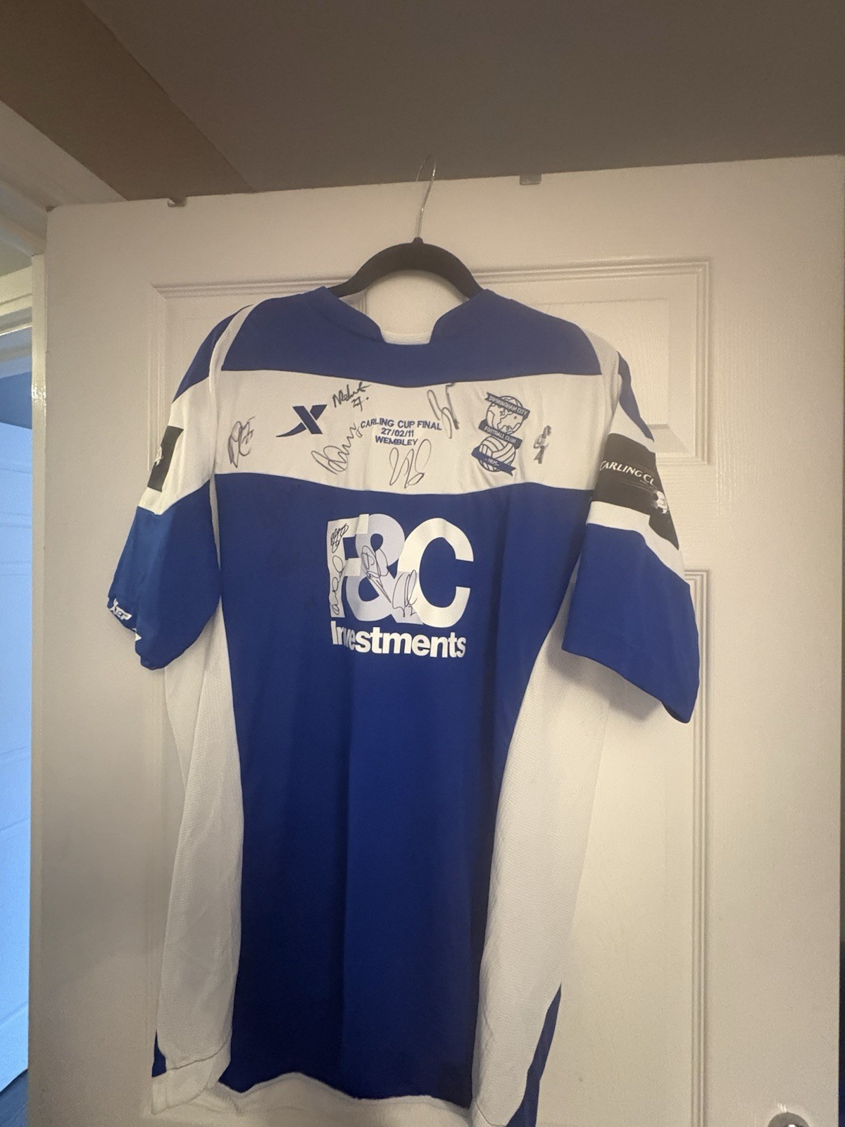 Birmingham City Signed Carling Cup Replica 2011 for sale on Ebay