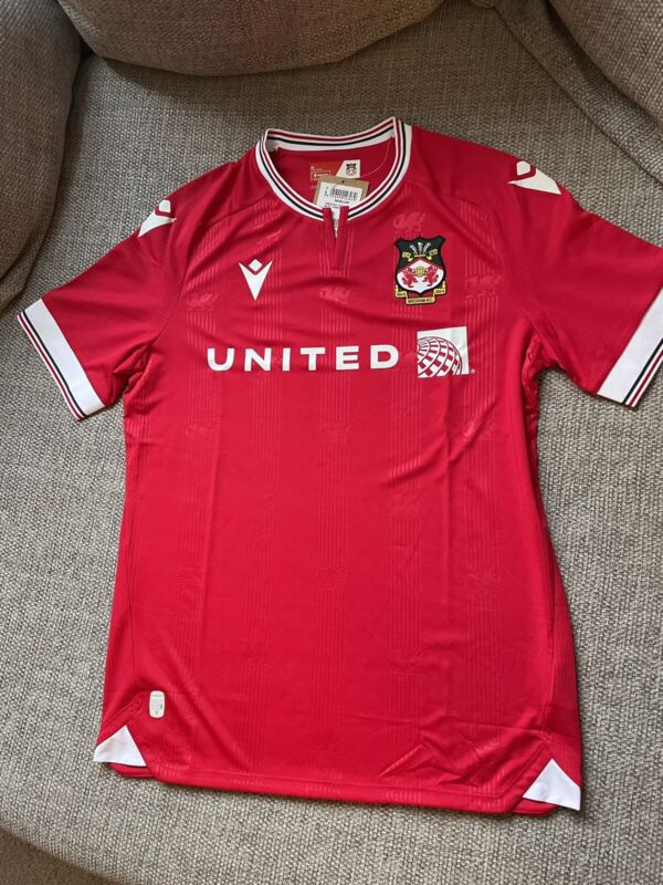 Wrexham AFC 2023/24 Football Home Shirt - Size Medium (M) - Brand New Ã°Å¸â€Â´ for sale on Ebay