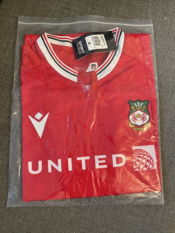 Wrexham Football Shirt 2023/24 New With Tags Medium Kit for sale on Ebay