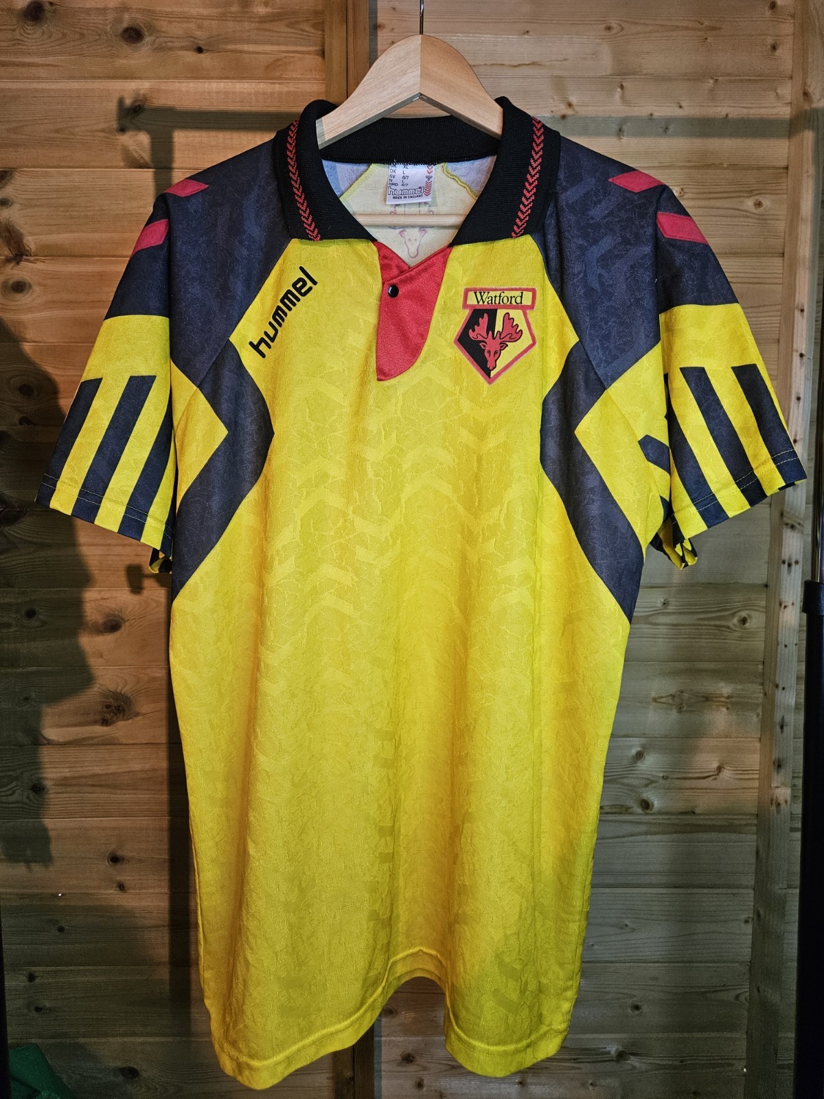 Rare Original Watford 1993/1995 Home Shirt XL HUMMEL VGC for sale on Ebay
