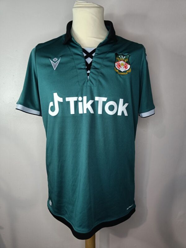 Rare Original Wrexham 2021/2022 Always Sunny Philadelphia Away Shirt MACRON L for sale on Ebay