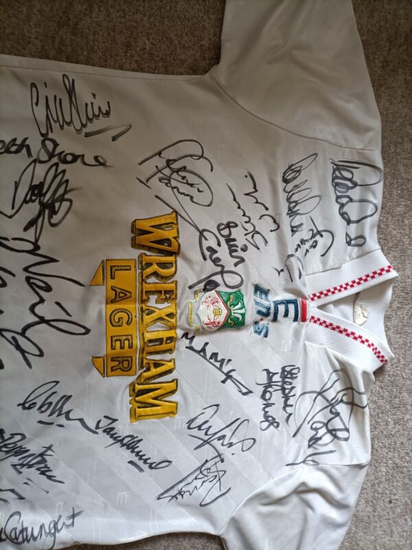 Wrexham FC Signed Football Shirt for sale on Ebay