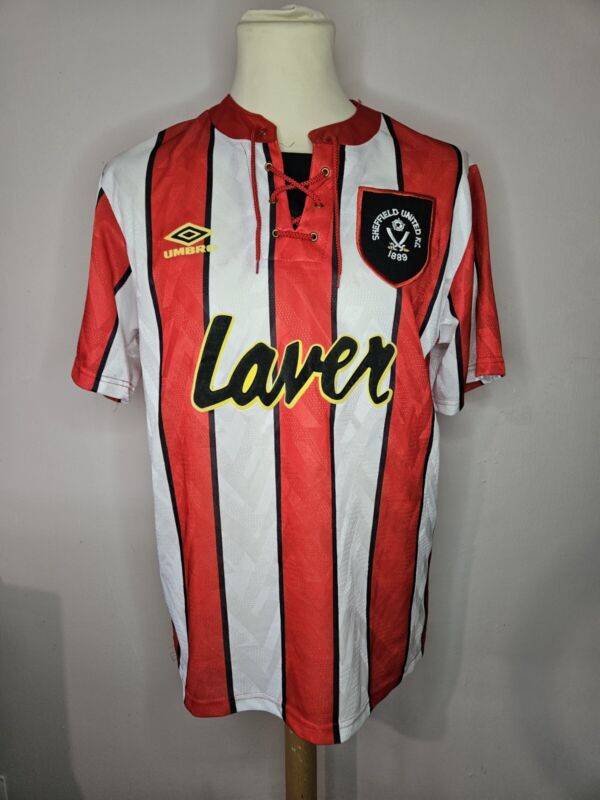 Rare Original Sheffield United 1992/1994 Home Shirt MEDIUM UMBRO VGC for sale on Ebay