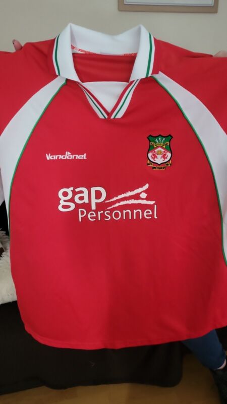 Vintage Wrexham football shirt 2002/2004 for sale on Ebay