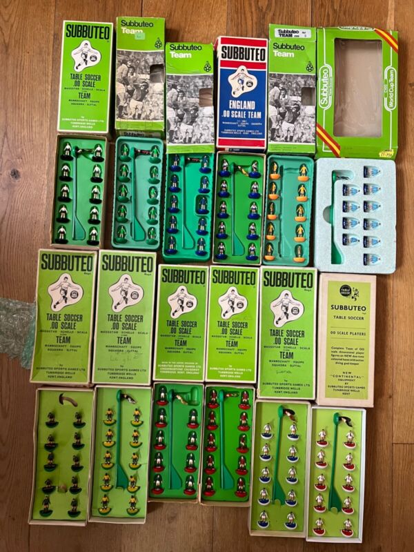 Collection of 12 SUBBUTEO Teams - Heavyweight & LX - AJAX, Plymouth, Chelsea +++ for sale on Ebay