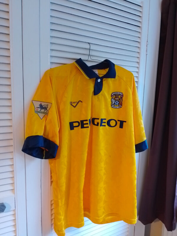 Coventry City 1993/94 Third Shirt Wegerle Ribero Premiership USMNT XL for sale on Ebay