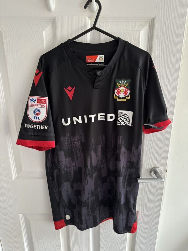 BNWT Wrexham AFC 23-24 Third Shirt Size L. *EFL Sleeve Patches And Mullin 10* for sale on Ebay