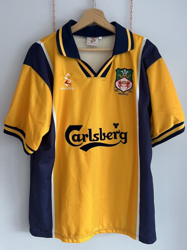 Wrexham 1998/1999 Rare Away Football Shirt - Large - Mint - Ryan Reynolds Disney for sale on Ebay