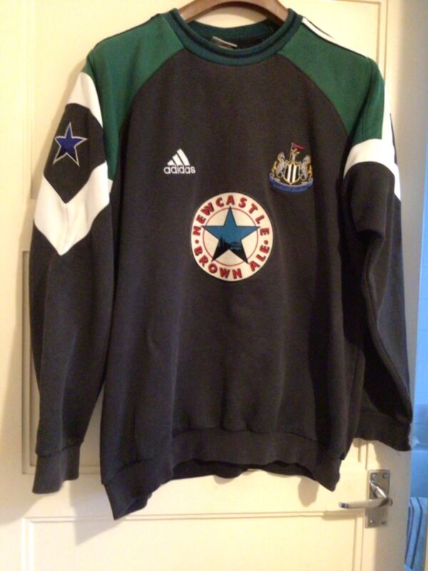 Newcastle United football sweatshirt adult XL original vintage 1990s Adidas for sale on Ebay