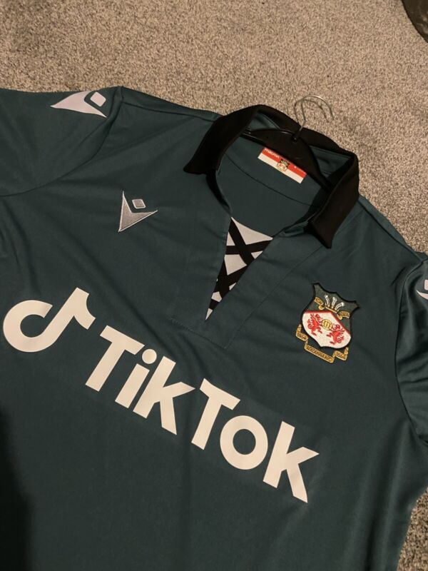 Wrexham AFC Away Shirt Mens Medium ItÃ¢â‚¬â„¢s Always Sunny (Philadelphia Green) for sale on Ebay