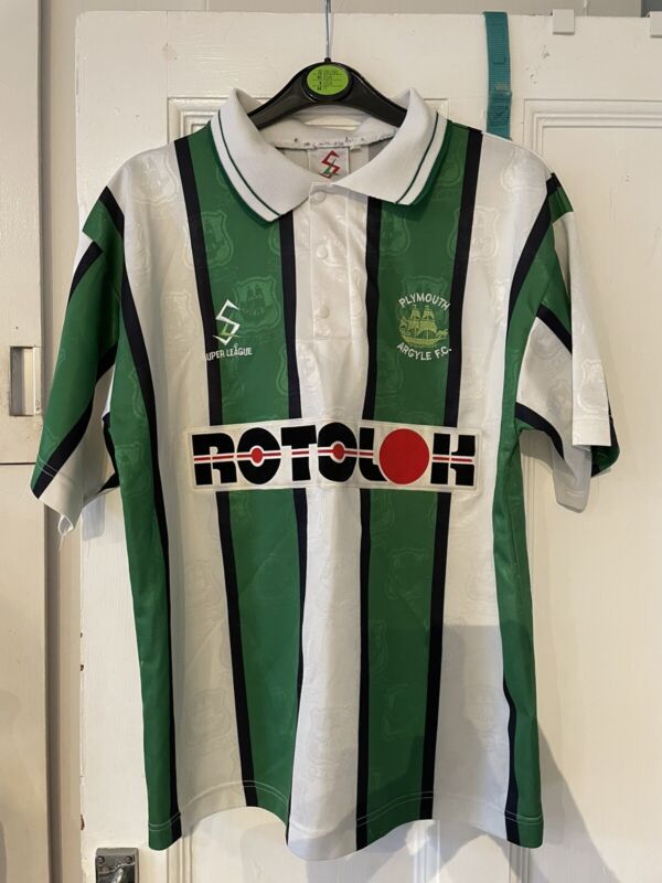 Plymouth Argyle 1996 Super League Home Shirt Small for sale on Ebay