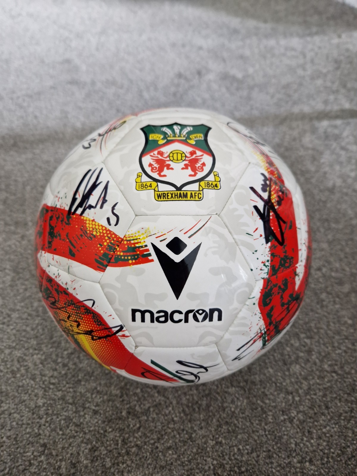 Wrexham AFC signed Ball for sale on Ebay