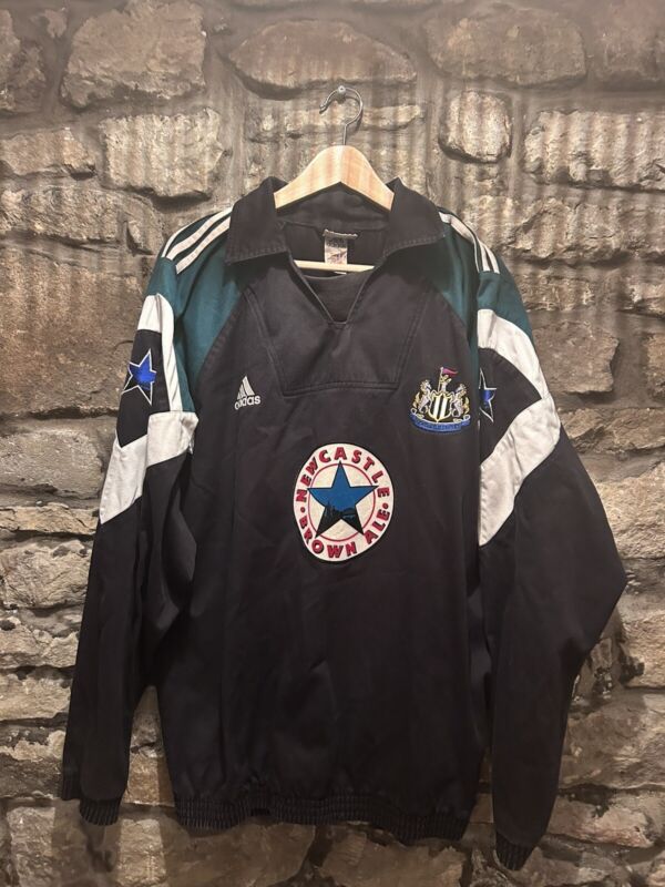 Original Rare Newcastle United 96/97 Brown Ale Drill Top. 42/44 (Large/XL) for sale on Ebay