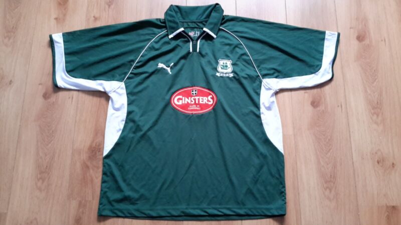 PLYMOUTH ARGYLE HOME FOOTBALL SHIRT SIZE XL MENS 2005 2006 2007 GREEN ARMY for sale on Ebay