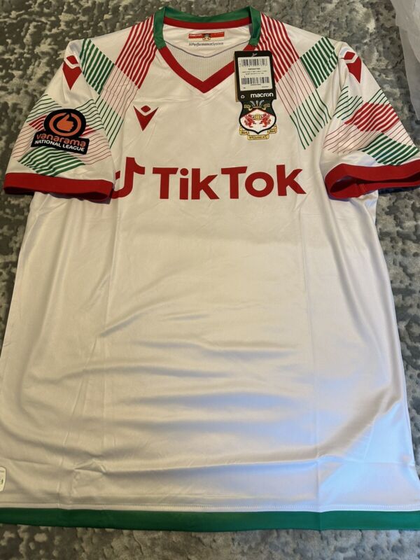 Wrexham AFC 2022-23 3rd Shirt Jersey BNWT Size Large RARE Welcome League Patch for sale on Ebay
