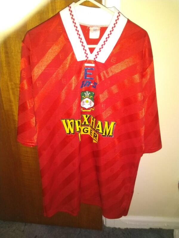 Wrexham AFC Vintage 1993/1994 Home Football Shirt for sale on Ebay