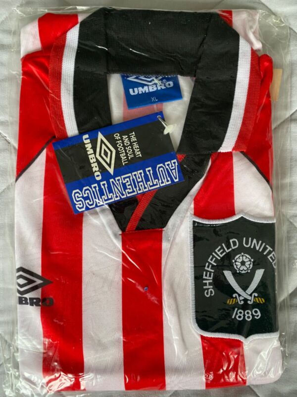 Sheffield United 1994/95 Home Shirt - BNIB - XL for sale on Ebay