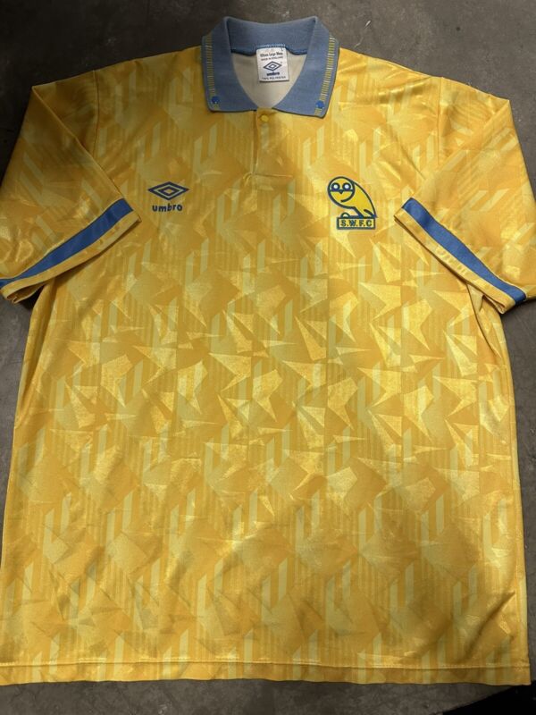 Rare Sheffield Wednesday Umbro 1989/91 Away Shirt Swfc Large L Mans Sheff Wed for sale on Ebay