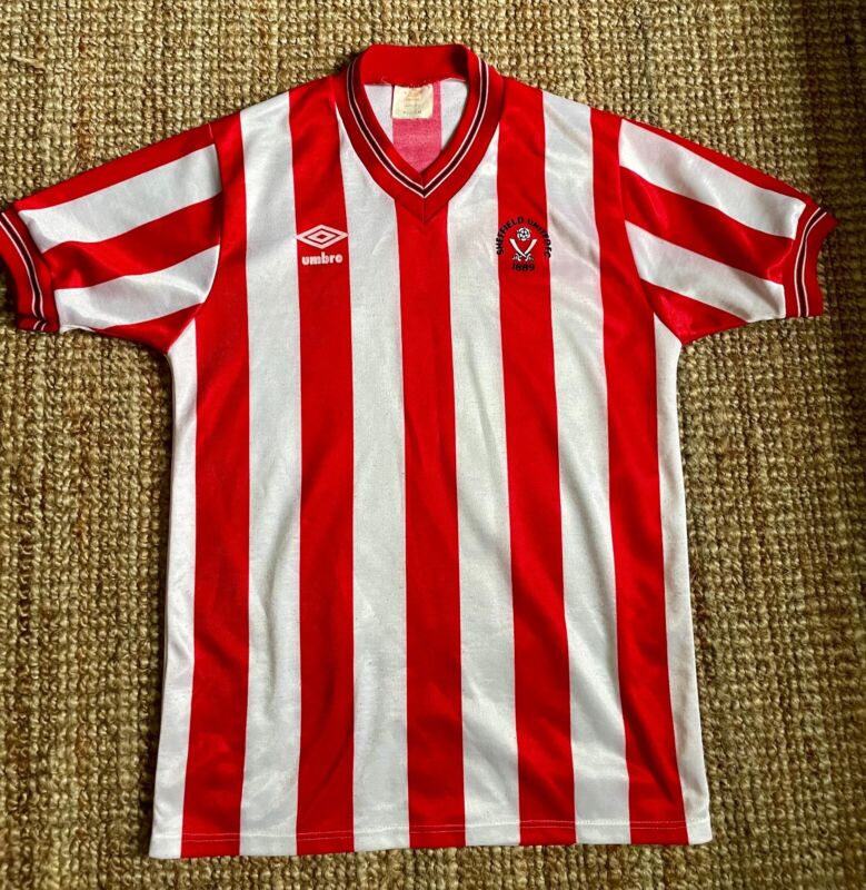 Sheffield United Blades 1985/86 80s Home Umbro Shirt size men Medium for sale on Ebay