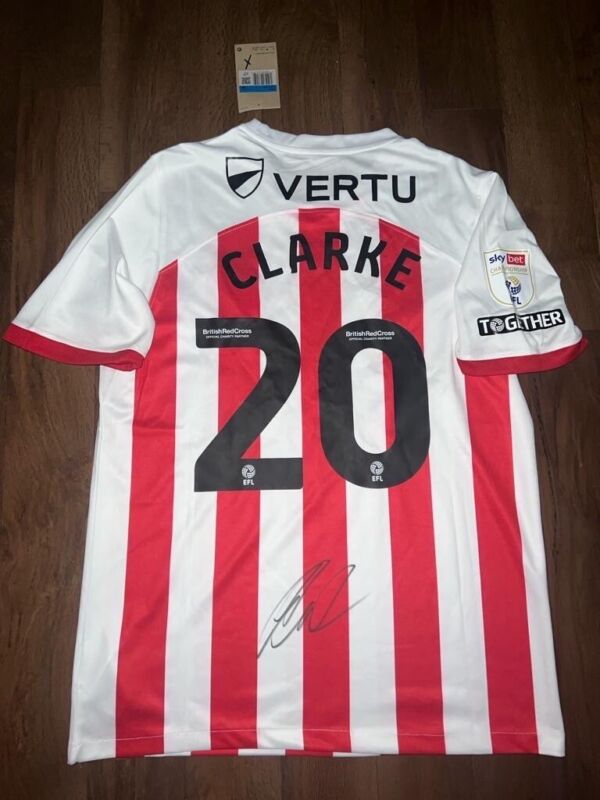 SIGNED JACK CLARKE SUNDERLAND AFC SHIRT 2023/2024 for sale on Ebay