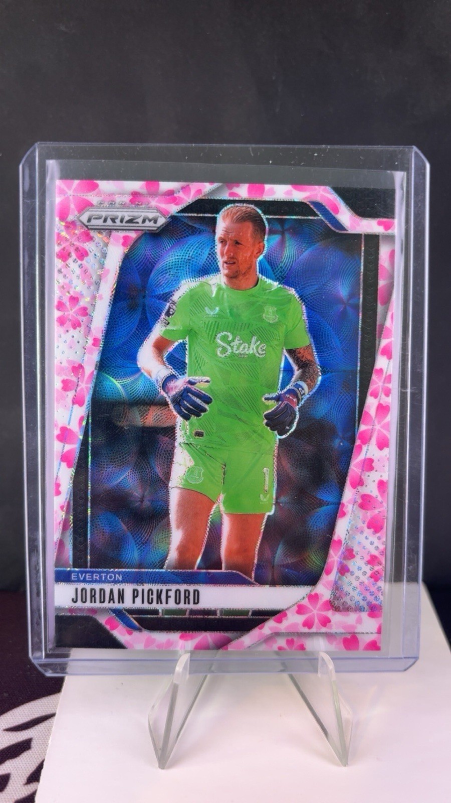 Jordan Pickford Everton FC Cherry Blossom 20/20 Panini Prizm Choice 2024-2025 for sale on Ebay