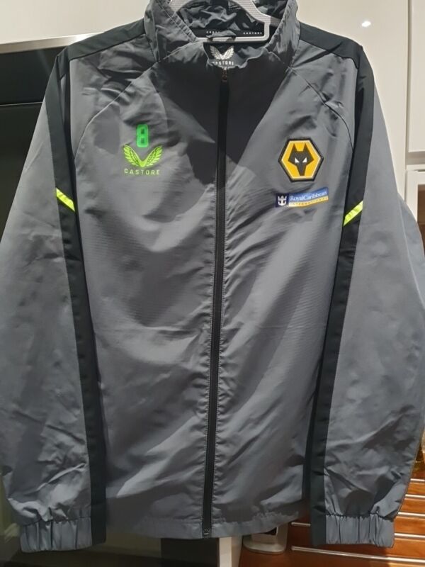 RARE Wolves RUBEN NEVES Player Worn Training Jacket NÃ‚Â°8 Wolverhampton  Wanderers for sale on Ebay