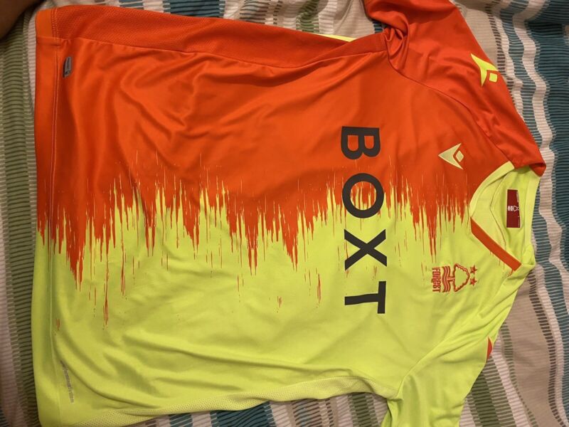 Nottingham Forest 2021-22 Promotion Winning Third Shirt Size L Great Condition for sale on Ebay