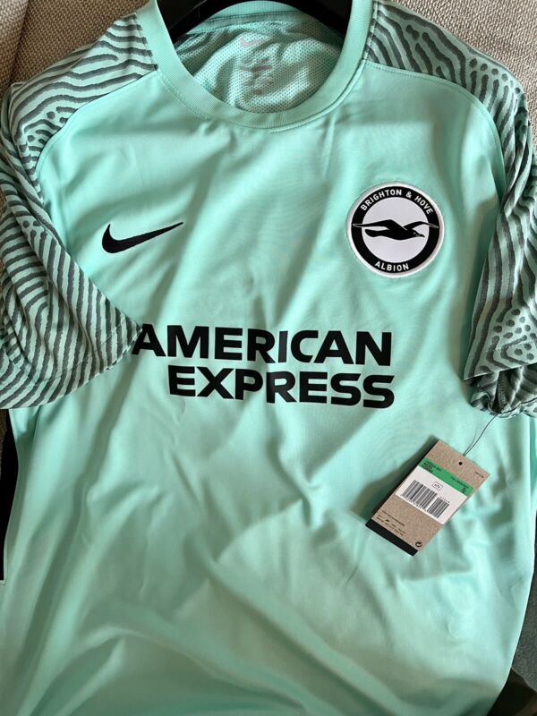 Brighton and Hove Albion HYPER-TURQ away shirt. Brand New With Tags. XL. for sale on Ebay